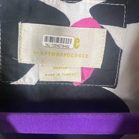 Anthropologie The Bettina Black and Pink Floral Dress - Picture 5 of 6